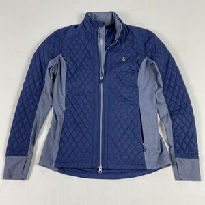 Zero Restriction Jacket Womens Small Blue Quilted Hybrid Primaloft Streamsong